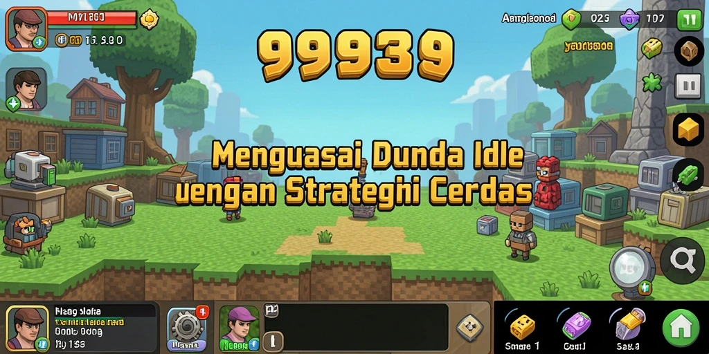 Tampilan gameplay menarik dari 9939, menunjukkan aksi Idle yang seru.