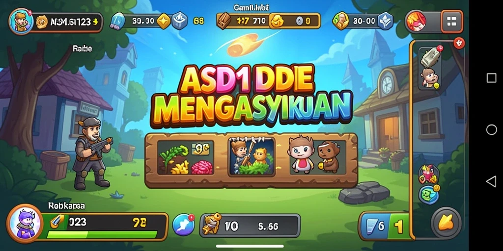 Tampilan gameplay ASD123 yang menarik dan menyenangkan.