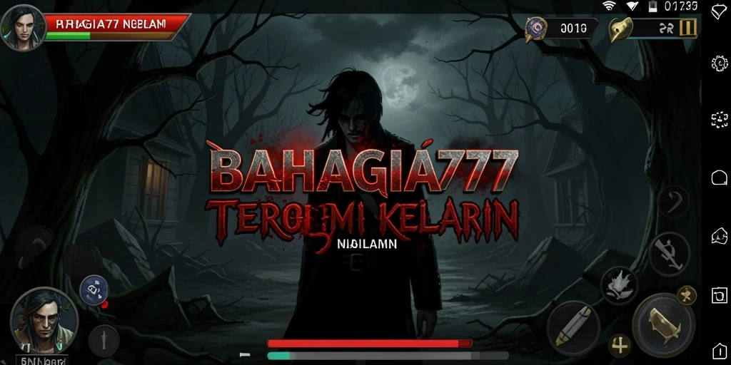 Tampilan kengerian yang menegangkan dalam gameplay BAHAGIA777.