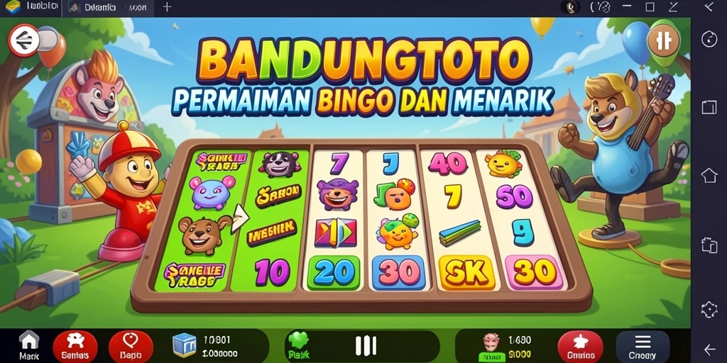 Screenshot menampilkan gameplay seru dari permainan Bingo BANDUNGTOTO.