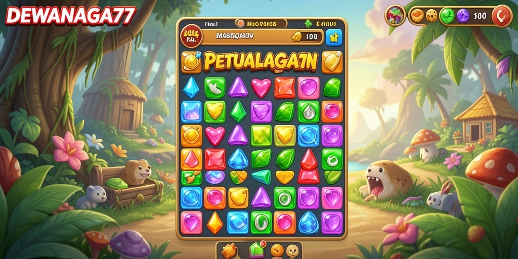 Tampilan screenshot gameplay DEWANAGA77 yang seru dan menantang.