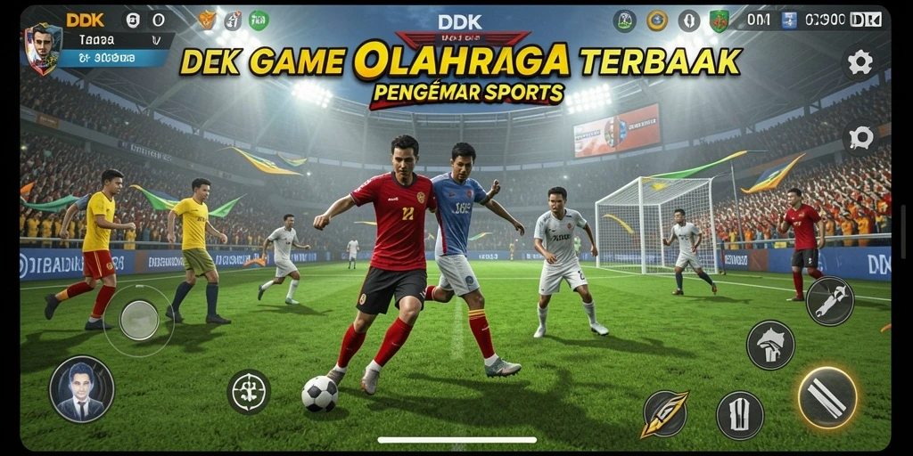 Tampilan gameplay DKK yang menarik dan kompetitif di tengah lapangan.