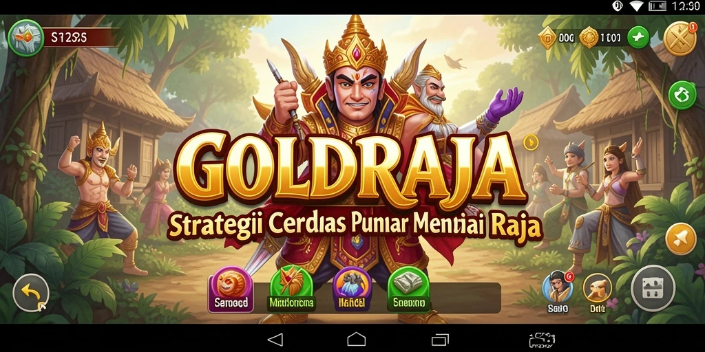 Visual menarik dari gameplay <strong>GOLDRAJA</strong> yang menampilkan strategi seru.
