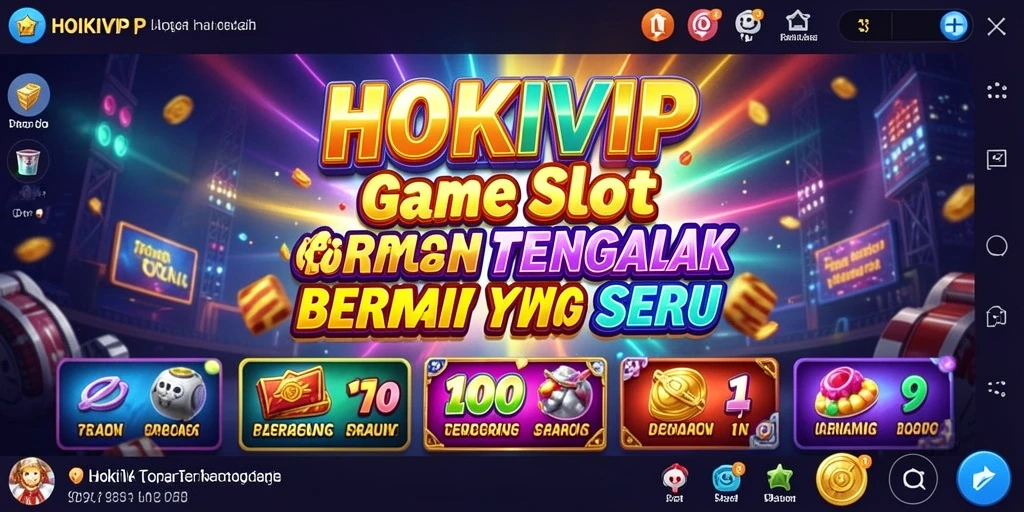 Screenshot gameplay HOKIVIP menunjukkan visual slot yang memukau.