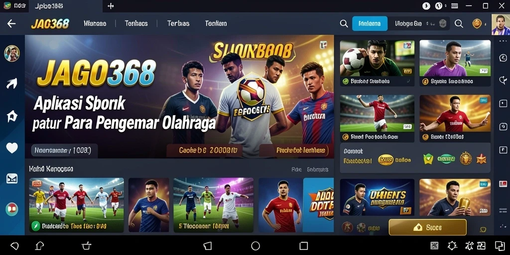 Tampilan menarik dari gameplay Sportsbook JAGO368.