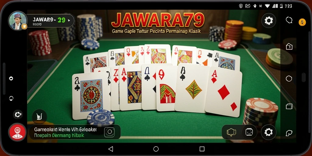 Tampilan gameplay seru dalam JAWARA79 dengan teman-teman.