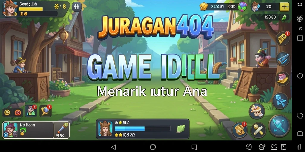 Tangkapan layar game <strong>JURAGAN404</strong> menampilkan gameplay Idle yang seru dan mengasyikkan.