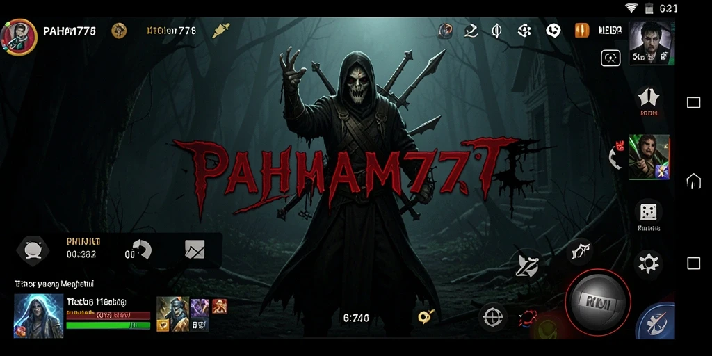 Screenshot menampilkan suasana mencekam dari gameplay PAHAM777.