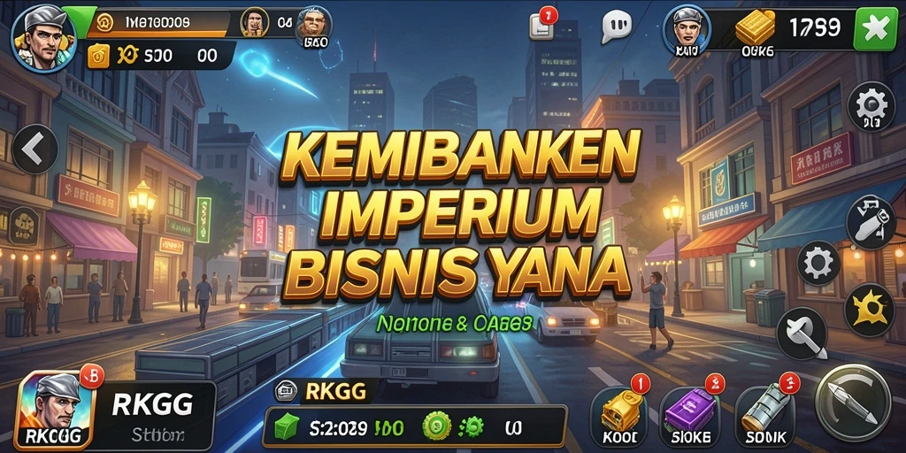 Tangkapan layar RKGG menampilkan gameplay menarik dalam mengelola bisnis Tycoon.