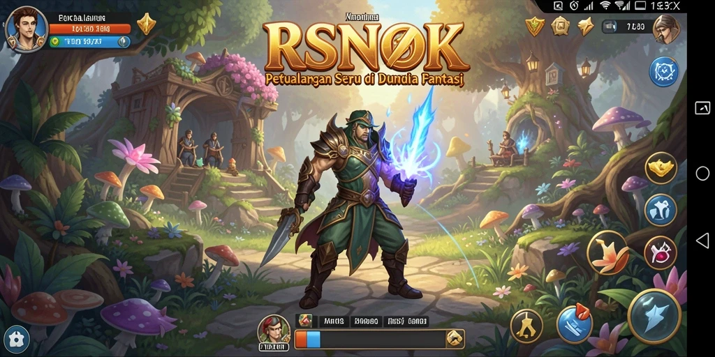 Screenshot gameplay RSNOK yang mendebarkan menunjukkan aksi petualangan.