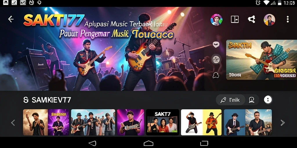 Gameplay SAKTI77 yang menampilkan berbagai pilihan lagu dan fitur menarik.